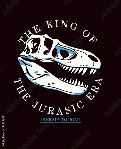 T-REX SKELETON JURASIC ERA.eps