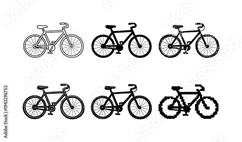 Two wheel bicycle with frame pedals and handlebars used for personal transportation and recreational riding | Create ONE image