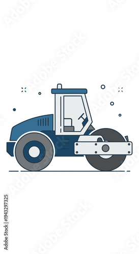 Modern Industrial Road Roller Machine For Construction Projects