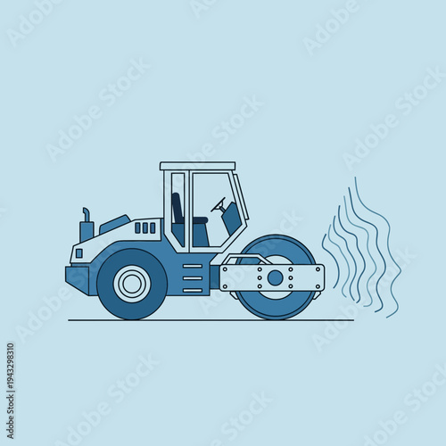 Modern Road Roller Compactor Machine For Construction Industry