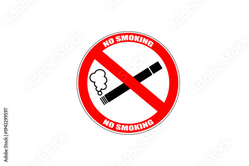No Smoking Sign with Cigarette Symbol Isolated on White Background Free Download No Smoking Sign with Cigarette Symbol Isolated on White Background - GFXLoad