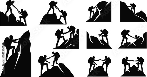 Detailed black silhouette of USA map with white state borders and administrative divisions isolated on white background for geography education and infographics