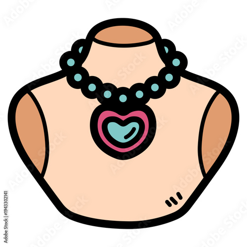 necklace illustration