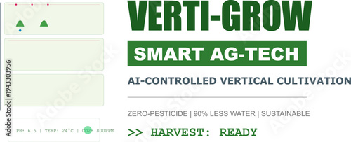 AI-Controlled Vertical Cultivation: Smart Ag-Tech for Sustainable Zero-Pesticide Farming and Optimized Hydroponics Solutions