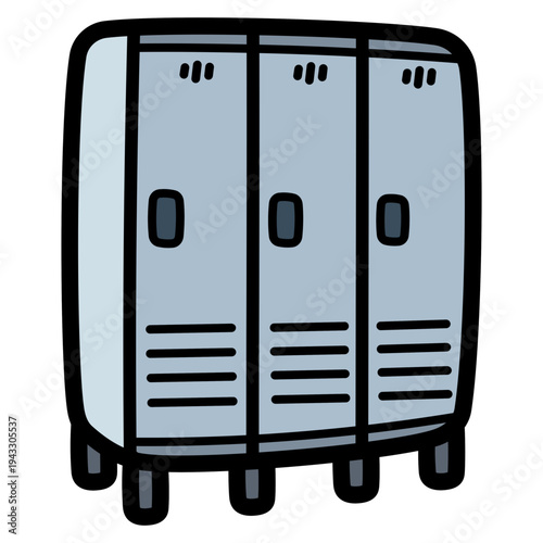 lockers illustration