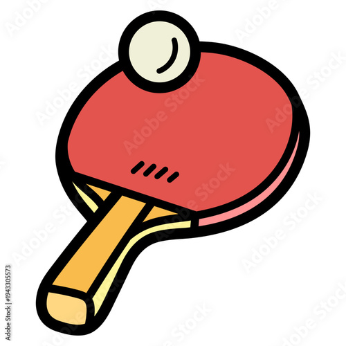 ping pong illustration