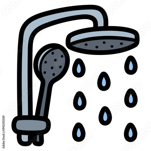 shower illustration