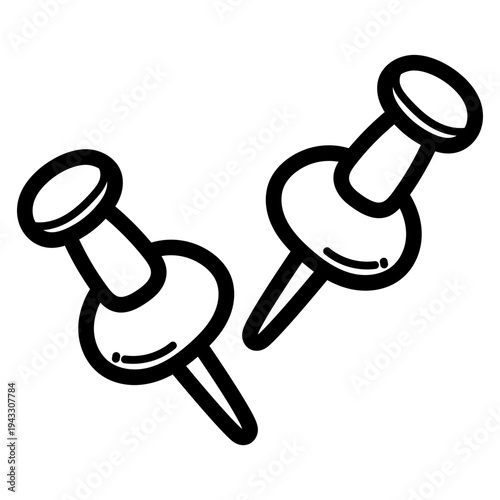 pushpin illustration
