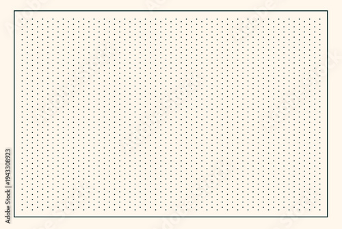 Isometric dots graph paper. Sheet of isometric dotted background. Geometric pattern for school, wallpaper, textures, notebook. Blank on white background.