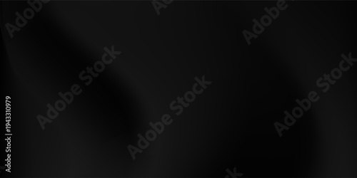 Black gray satin dark fabric texture luxurious shiny that is abstract silk cloth background with patterns soft waves blur beautiful.