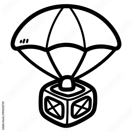 parachute illustration