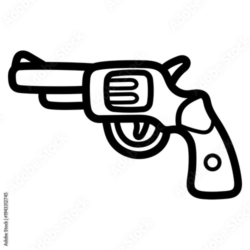 revolver illustration