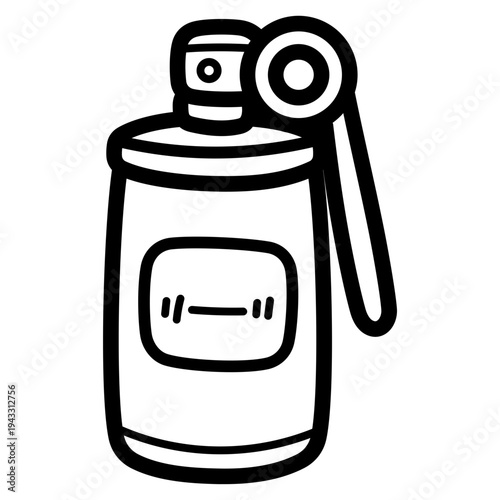 smoke grenade illustration