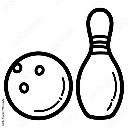 bowling illustration