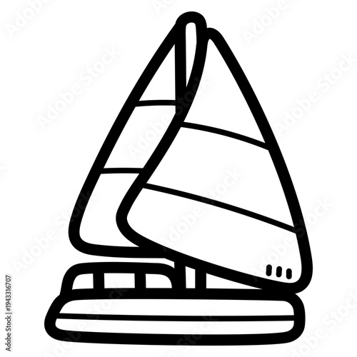 yacht illustration