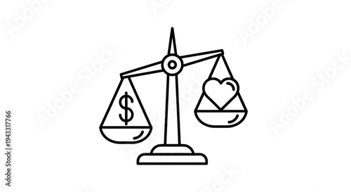 scales of justice isolated