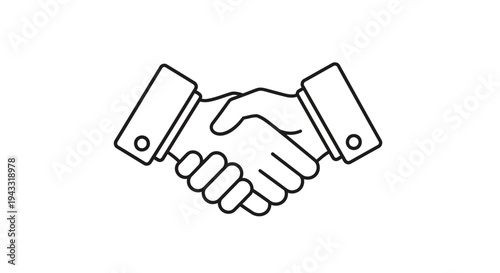 handshake vector illustration