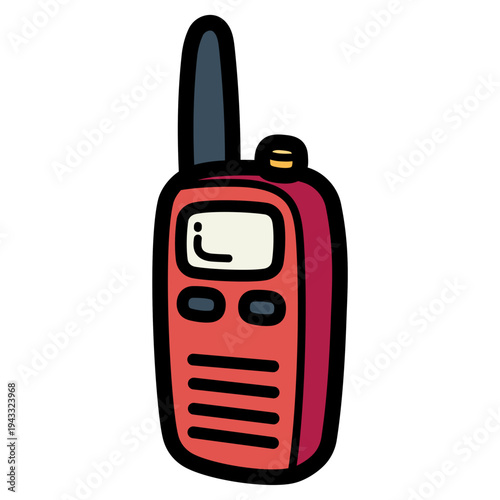 walkie talkie illustration