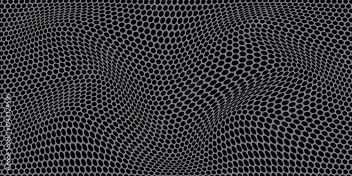 Grill mesh pattern with metal texture for speaker and micro hole background or seamless net by black grid and circle grate steel screen.