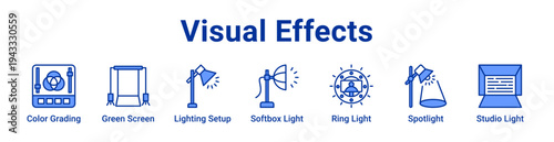 Visual Effects Icon Banner and Collection