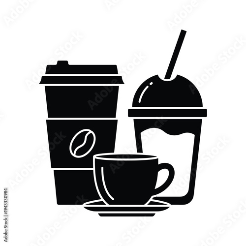 Coffee and Iced Drink Icons