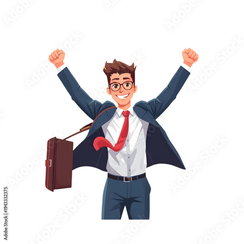 businessman with briefcase