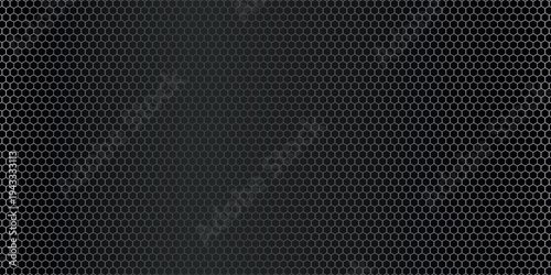 Grill mesh pattern with metal texture for speaker and micro hole background or seamless net by black grid and circle grate steel screen.