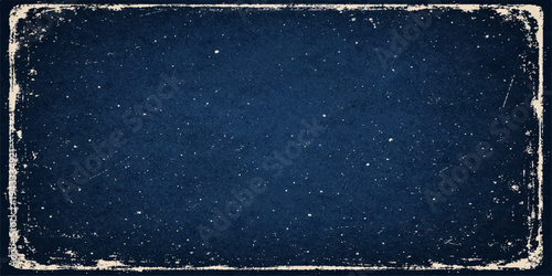 Blue denim jeans texture background that looks like a dark starry sky abstract pattern