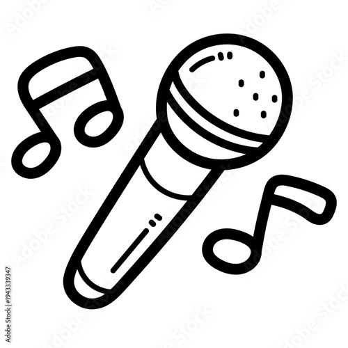 karaoke illustration