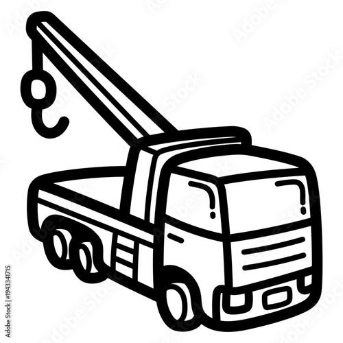tow truck illustration