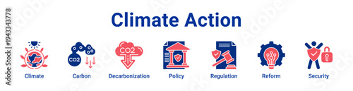 Climate Action Icon Banner