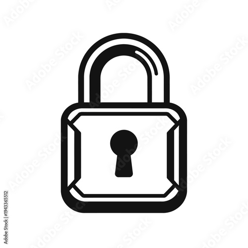 Robust Digital and Physical Security Padlock Icon Illustrating Advanced Protection, Privacy, and Secure Access Control Solutions for Websites, Applications, Data, and Property, Symbolizing Unbreakable