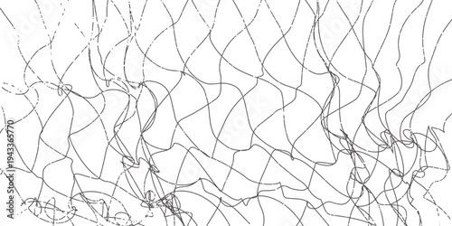 Seamless net pattern with wire mesh and grid texture. Abstract design for soccer, fishing, and sports goals in black and white