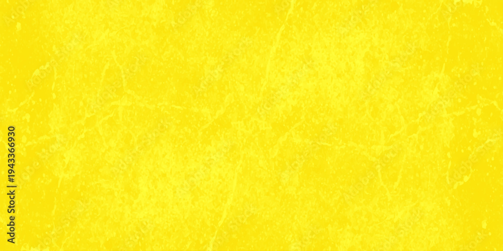 Fototapeta premium Vibrant yellow grunge texture background with distressed weathered paint effect and abstract scratched marble pattern