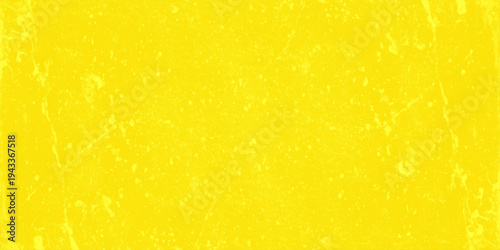 Vibrant yellow grunge texture background with distressed weathered paint effect and abstract scratched marble pattern