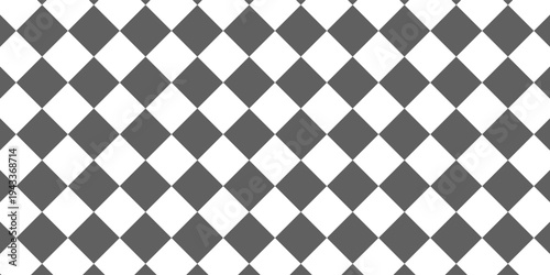 gray and white chess pattern. Checkerboard seamless vector illustration. Abstract checkered checkerboard for game. Grid geometric square shape. Race flag.