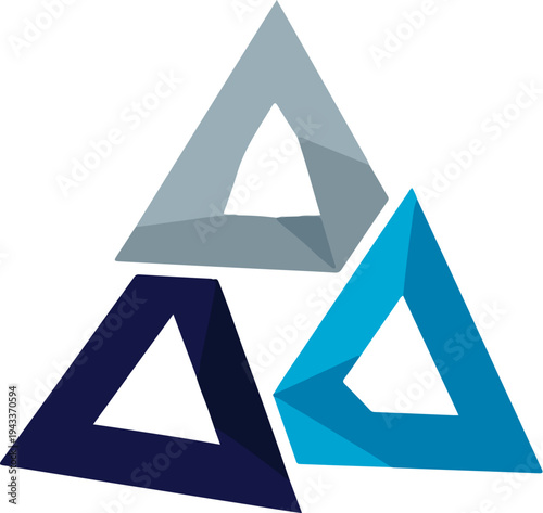 Three Dimensional Triangle Shapes.