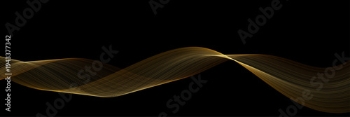 Luxury golden abstract background with metallic waves and glossy gold gradient. Smooth flowing lines and elegant texture form a refined backdrop for premium design and stylish visuals.