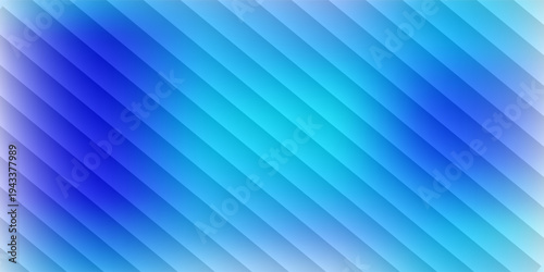 Abstract vertical blue light bar pattern background with glowing cyan center, creating a vibrant digital sound wave or equalizer effect, isolated on