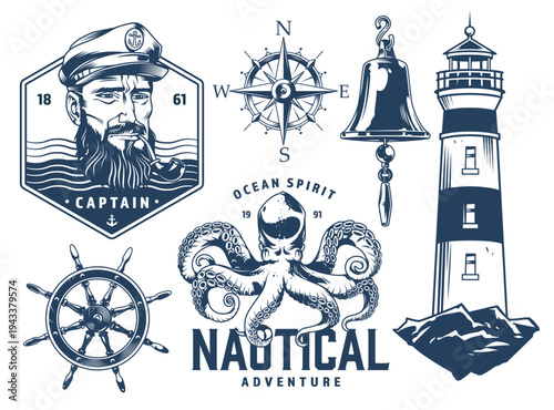 Nautical symbols and designs