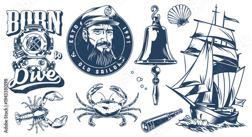 Nautical designs and symbols