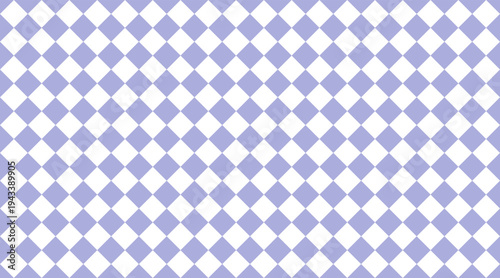 Seamless argyle pattern with purple and white diamonds in a classic checkerboard layout. This versatile, tileable background is perfect for textile designs, gift wrap, and stationery projects.