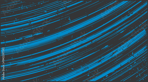 Abstract blue lines on dark background with modern digital motion texture creating a vibrant energy flow
