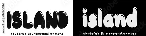 Island Fonts,Creative modern display font with playful geometric style. Uppercase, Perfect for branding, logos, posters, and headlines 