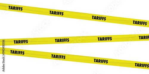 Concept illustration of international trade tariffs and economic pressure with US flag and global trade lines. Symbolizing taxation, import export duties, geopolitics, diplomacy, global market tension