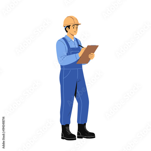 Worker With Clipboard