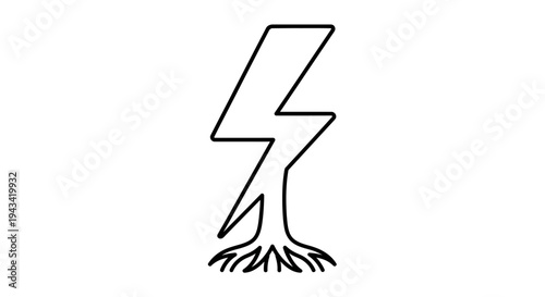 Lightning Bolt Electricity Storm Weather.