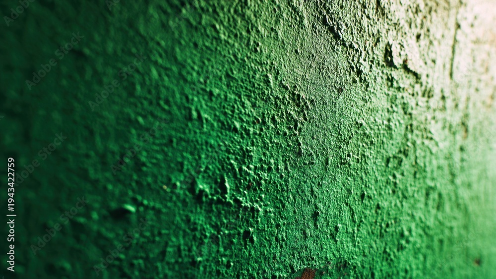 Fototapeta premium Green Textured Wall Background