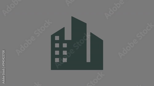 Sustainable city architecture and green building loop