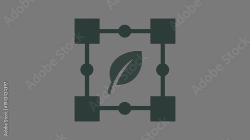 Sustainable eco friendly design symbol loop
